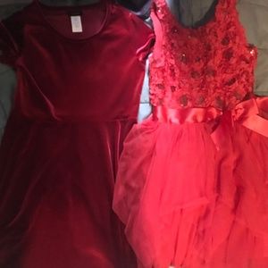 2 girls christmas dresses
